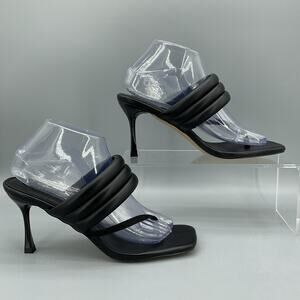 NEW French Connection Women’s Valerie Stiletto Sandals Black Size 7.5